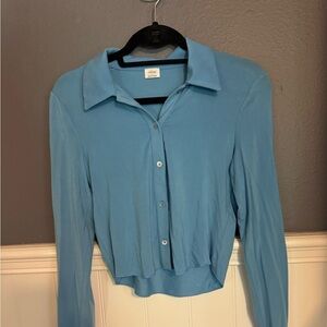Aritzia Wilfred button up blouse